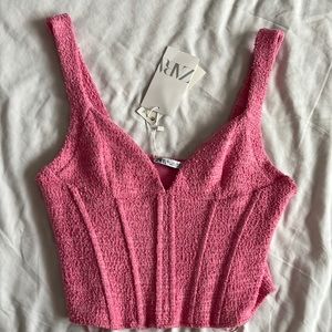 Zara pink top